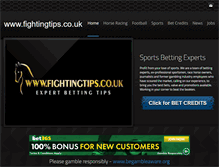 Tablet Screenshot of fightingtips.co.uk